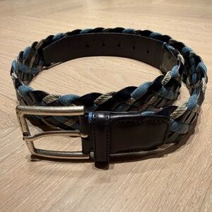 Eredi Pisano Braided Leather Belt